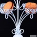 3 Tier Cupcake Stand Tower Tree White Iron Hold 11 Regular Cupcakes Display Pastry Stands Nuobo - B07BL1XLX5